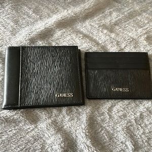 Guess mens wallet cardholder set